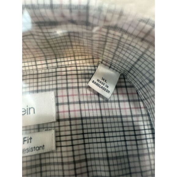 Calvin Klein Men's Dress Shirt Extreme Slim Fit Stain Shield - Picture 5 of 7